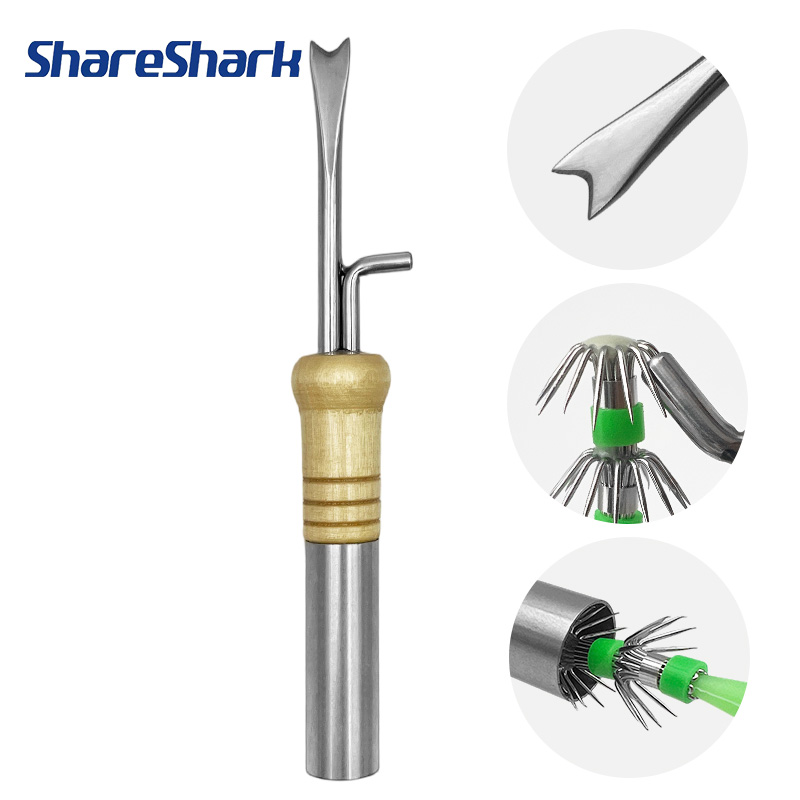 Saltwater Fishing Hook - ShareShark Multifunctional Squid Jig Hook Corrector