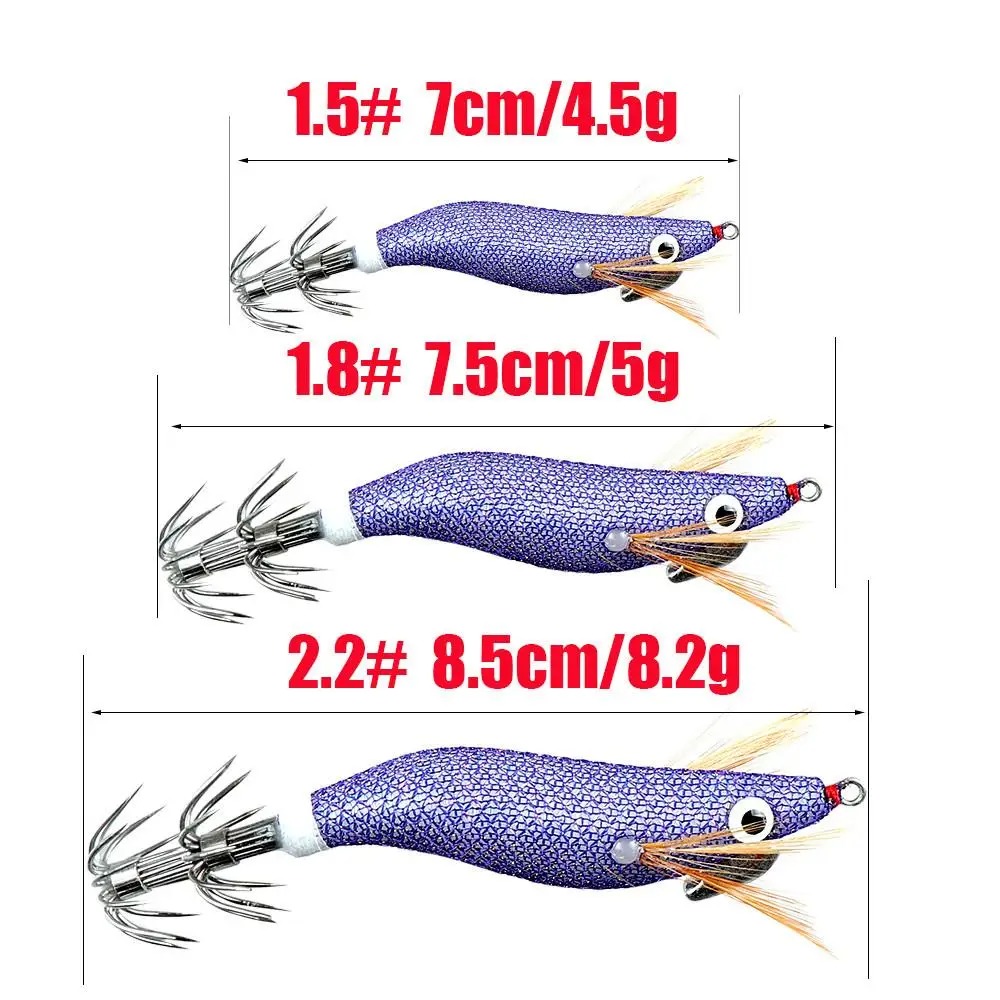 Luminous Squid Jig Lure Artifi - Saltwater Fishing Hook recension och pris