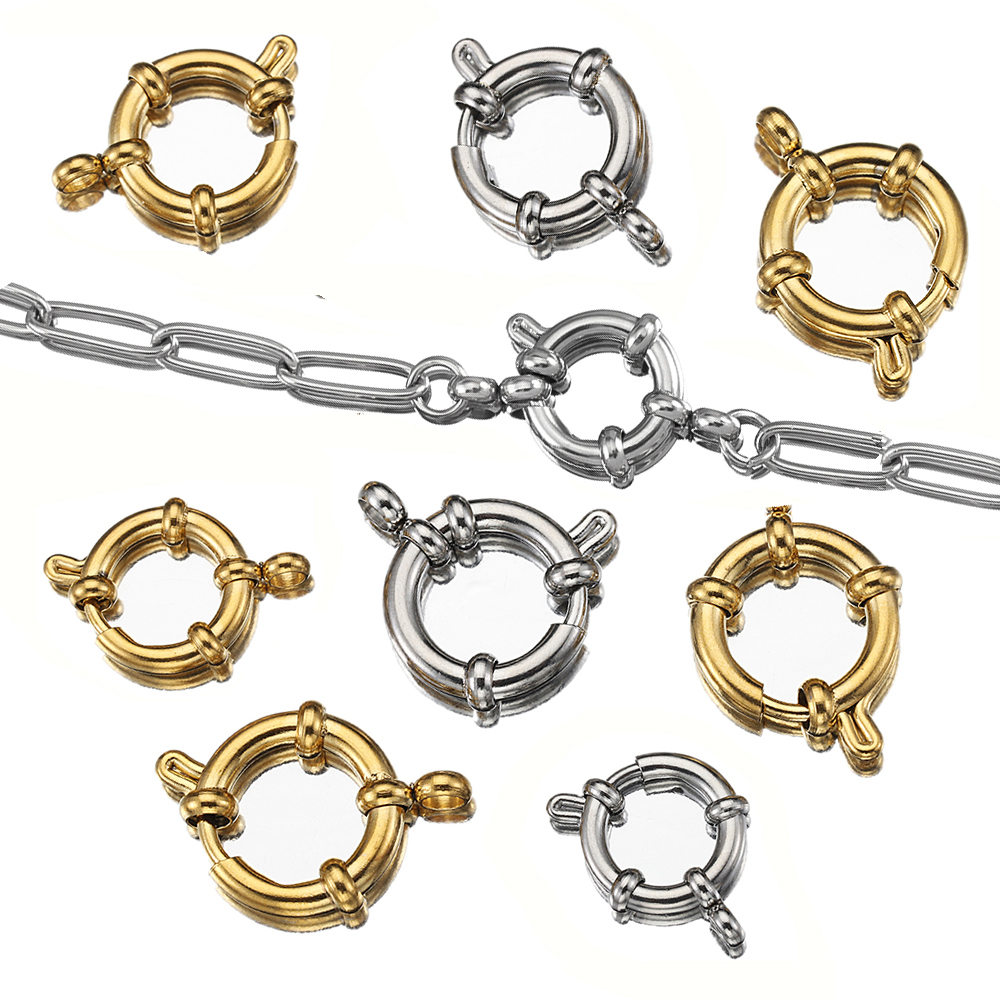 4pcs Stainless Steel Spring Cl - Circle Hook Set recension och pris