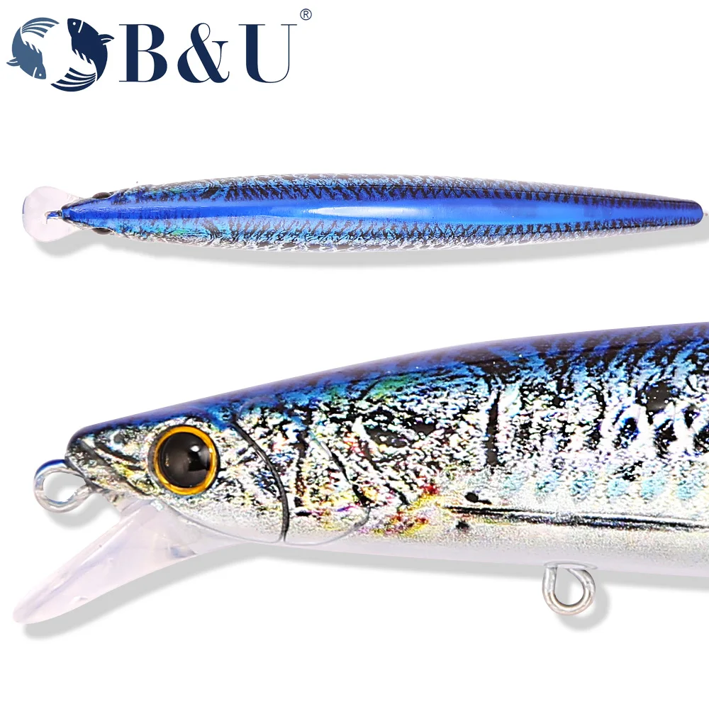 B&U 163mm/33.5g Floating Long  - Saltwater Fishing Hook recension och pris