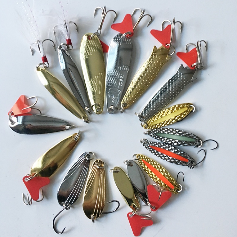 Fishing Lure Kit 16 Pcs Sets T - Fishing Equipment Bait recension och pris