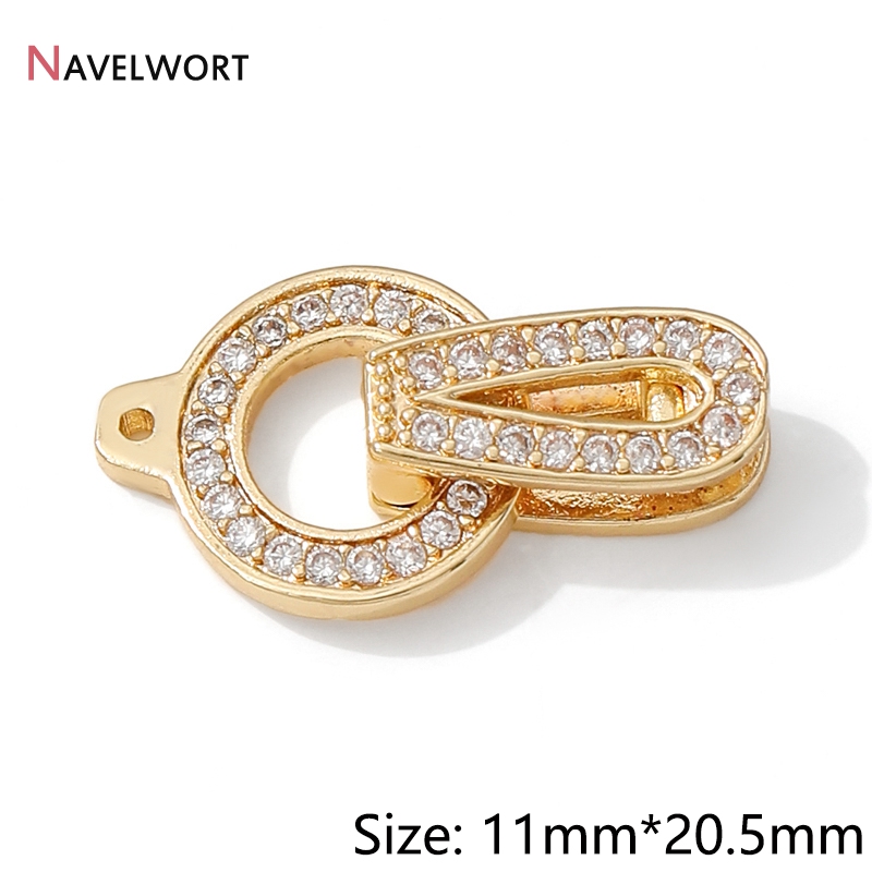 1/2/3Pcs 14K Gold Plated Round - Circle Hook Set recension och pris