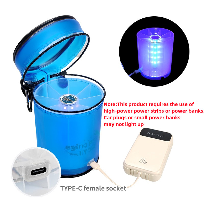 New Fishing Bags Lure UV Glow  - Fishing Equipment Bait recension och pris